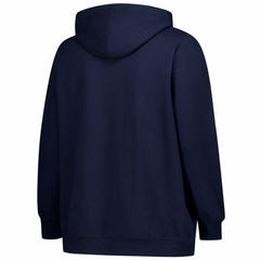 Denver Broncos Women's Plus Size Heart & Soul Notch Neck Hoodie - Navy - Fanatics