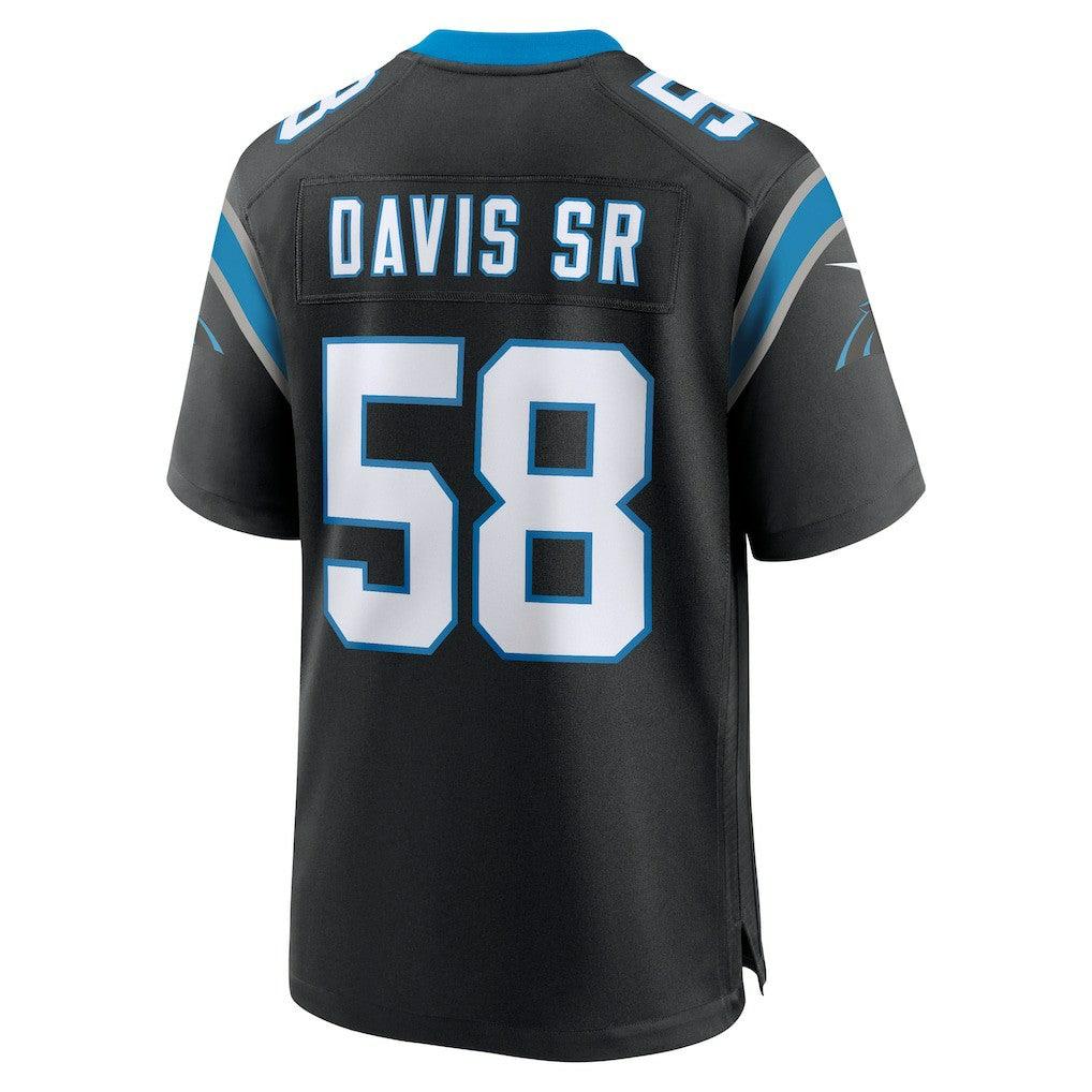Thomas Davis Sr. Carolina Panthers Team Retired Game Jersey - Black - Nike