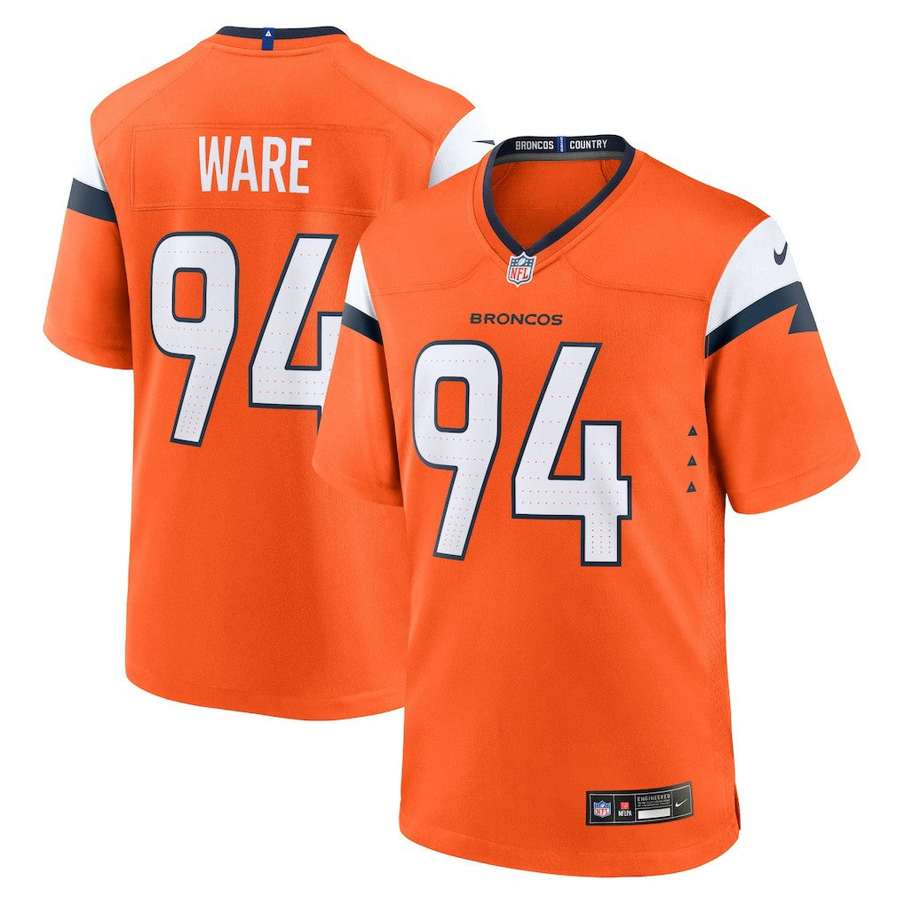 DeMarcus Ware Denver Broncos Team Retired Game Jersey - Orange - Nike