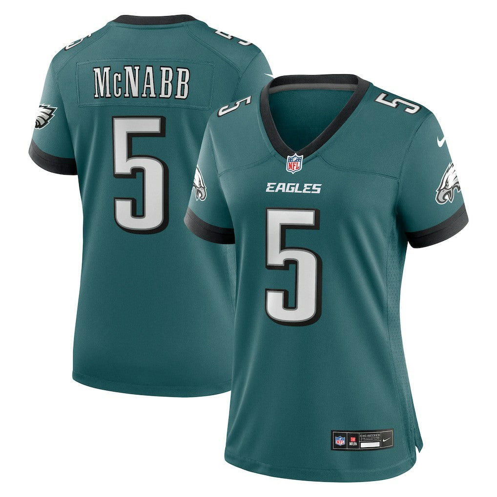 Donovan McNabb Philadelphia Eagles Women's Team Retired Game Jersey - Midnight Green - Nike