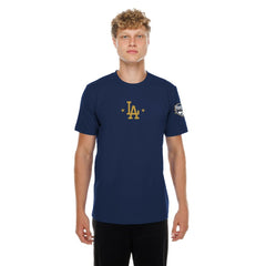 Los Angeles Dodgers New Era 2026 Gold Collection Logo & Patch T-Shirt Discount