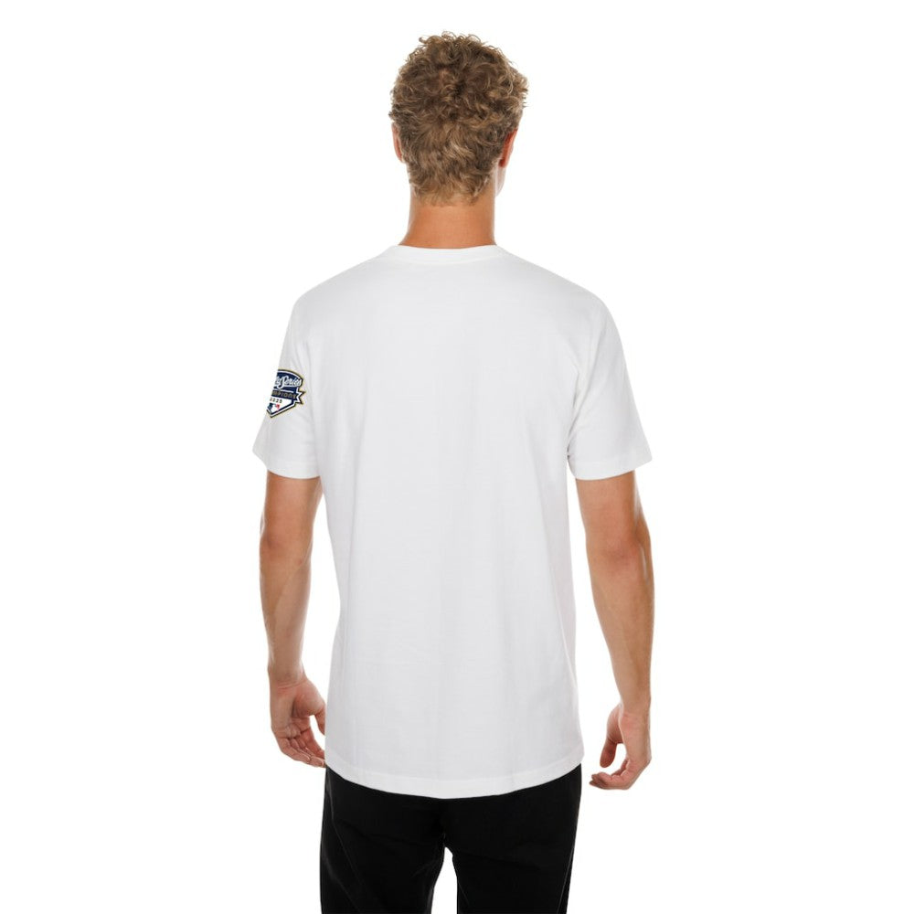 Los Angeles Dodgers New Era 2026 Gold Collection Logo & Patch T-Shirt Sale