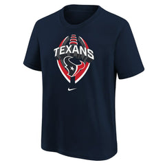 Houston Texans Youth Icon Legend T-Shirt - Navy - Nike