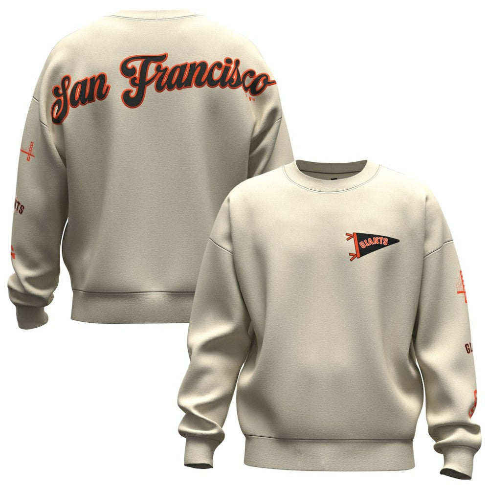 San Francisco Giants Fanatics Unisex Spirit Jersey Fleece Crewneck Pennant Sweatshirt Sale