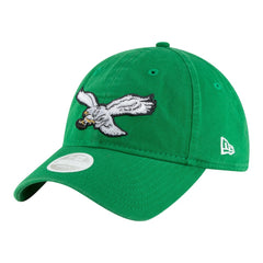 Philadelphia Eagles New Era Women's Throwback 9TWENTY Adjustable Hat - Kelly Green - NFL