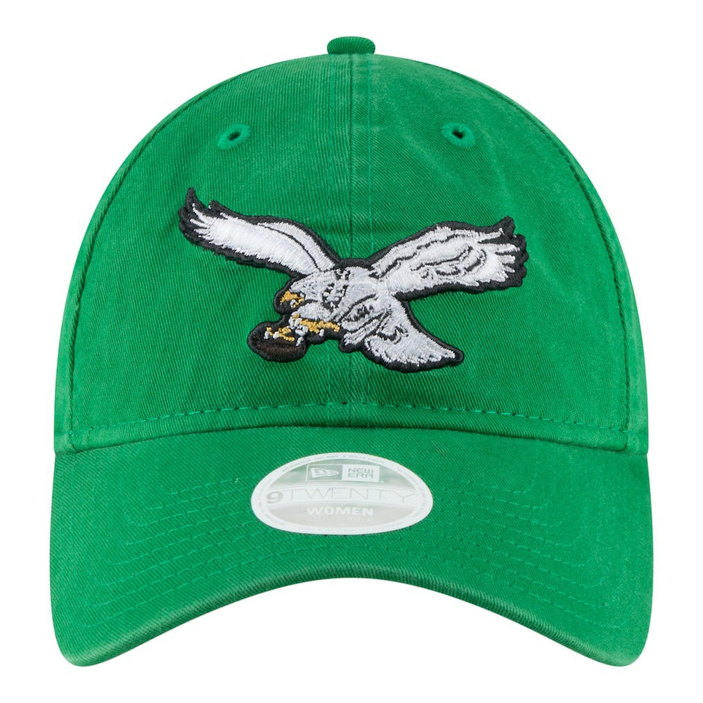 Philadelphia Eagles New Era Women's Throwback 9TWENTY Adjustable Hat - Kelly Green - NFL