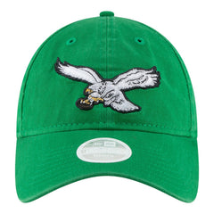 Philadelphia Eagles New Era Women's Throwback 9TWENTY Adjustable Hat - Kelly Green - NFL