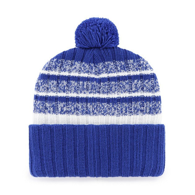 Denver Broncos '47 Tavern Cuffed Knit Hat with Pom - Royal - 47 brand