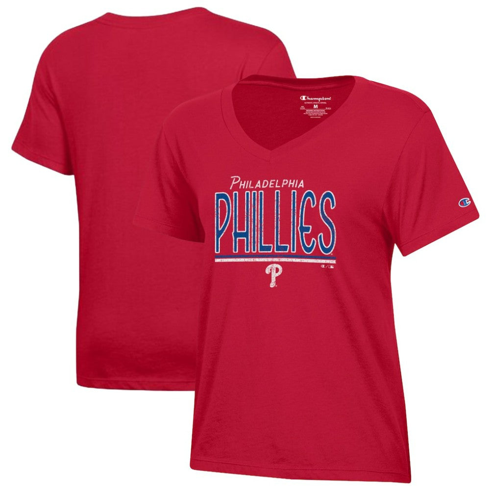 Philadelphia Phillies Champion Women's Core V-Neck T-Shirt Online