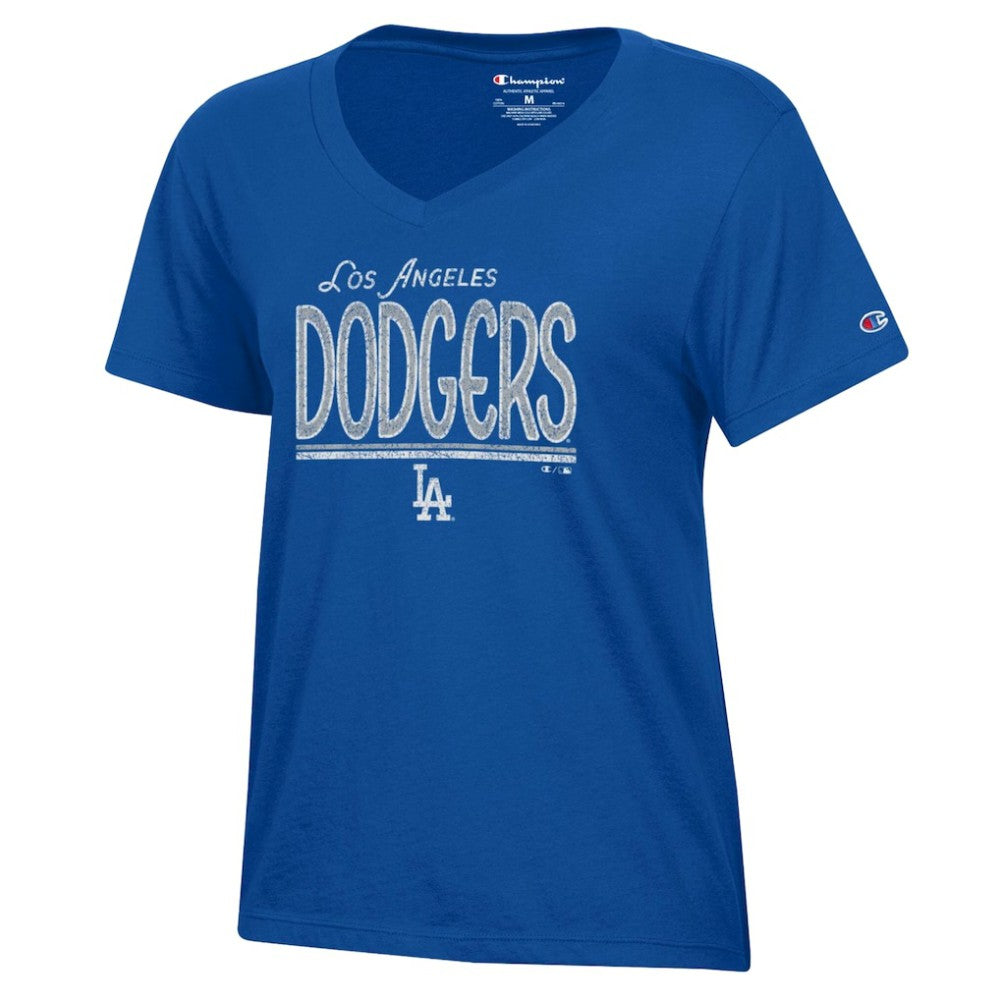 Los Angeles Dodgers Champion Women's Core V-Neck T-Shirt Near Me