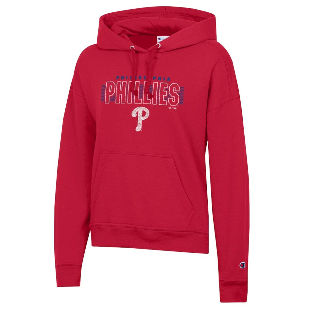 Philadelphia Phillies Champion Women's Distressed Powerblend Hoodie Outlet