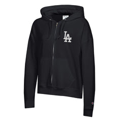 Los Angeles Dodgers Champion Women's Powerblend Fleece Full-Zip Hoodie Online