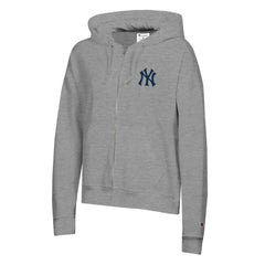 New York Yankees Champion Women's Powerblend Fleece Full-Zip Hoodie Sale