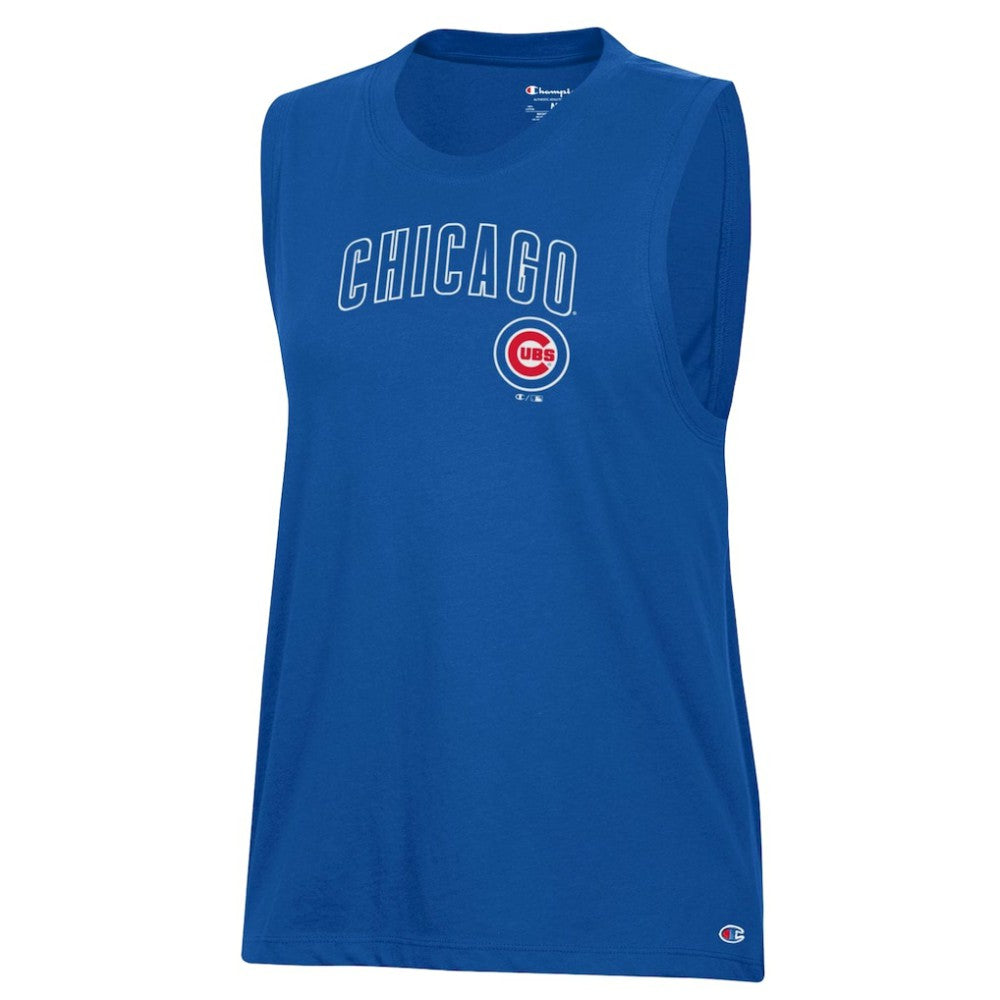 Chicago Cubs Champion Women's Muscle Tank Top for sale