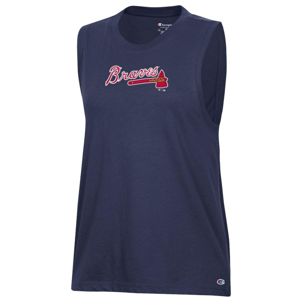 Atlanta Braves Champion Women's Muscle Tank Top Discount