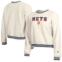 New York Mets Champion Women's Reverse Weave Sweatshirt Outlet