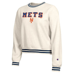 New York Mets Champion Women's Reverse Weave Sweatshirt Outlet