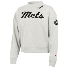 New York Mets Champion Women's Triumph Tri-Blend Sweatshirt Outlet