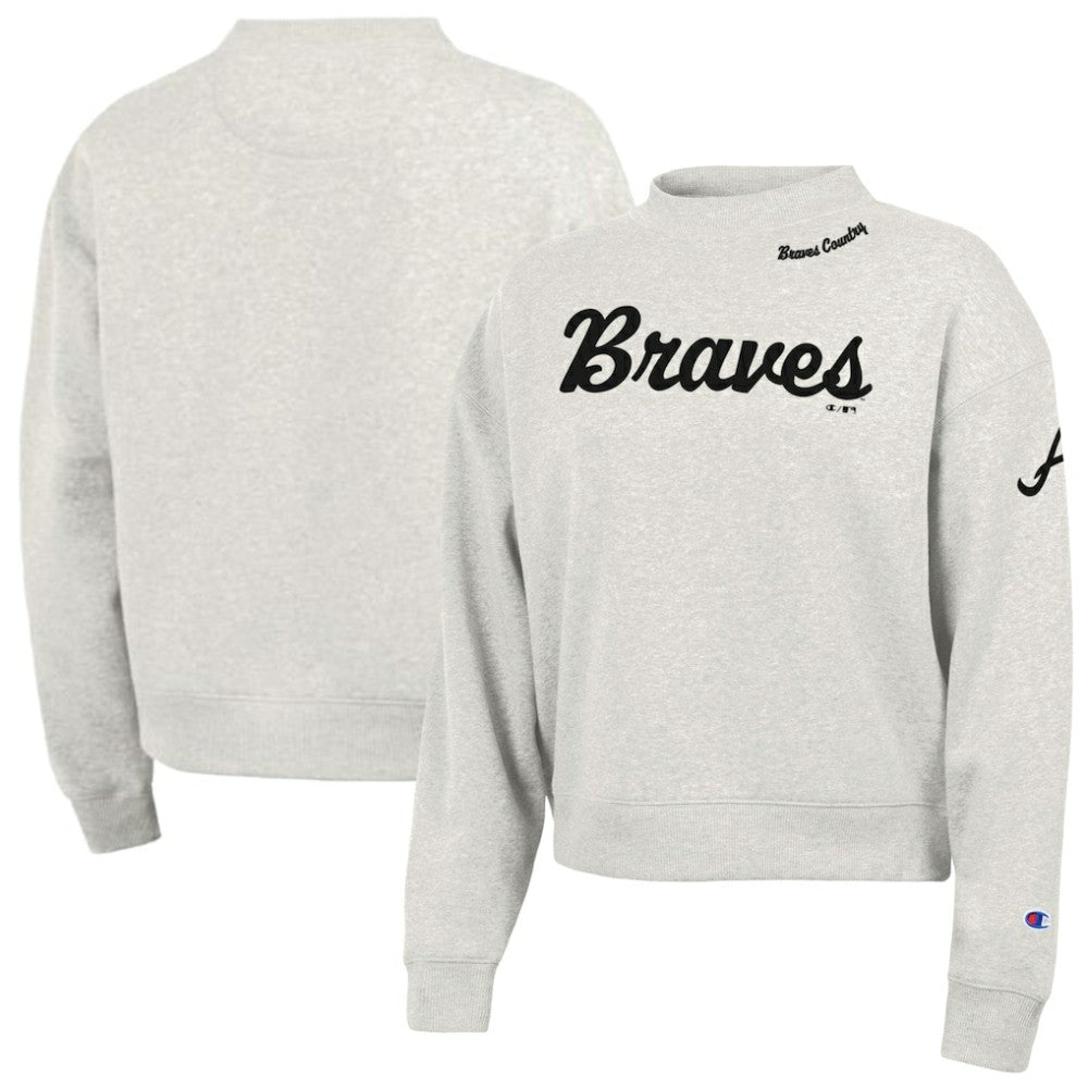 Atlanta Braves Champion Women's Triumph Tri-Blend Sweatshirt Near Me