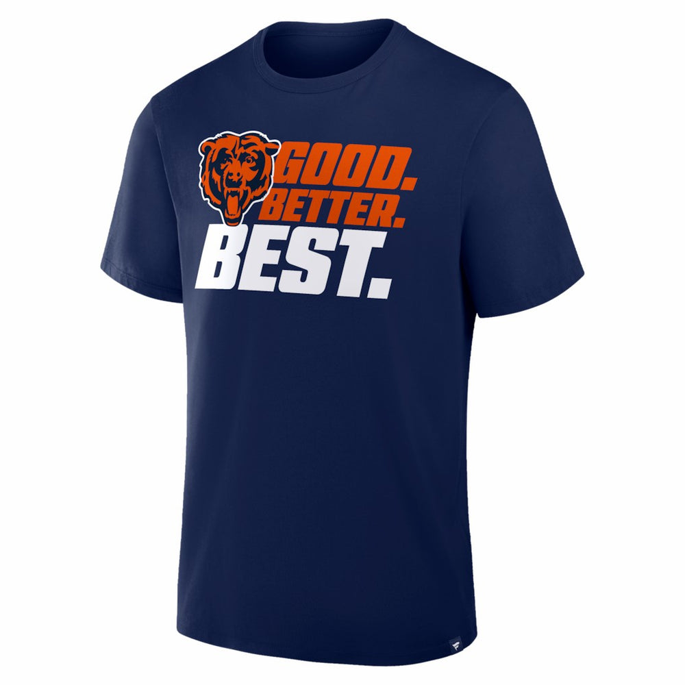 Chicago Bears Good. Better. Best. T-Shirt - Navy - NFL