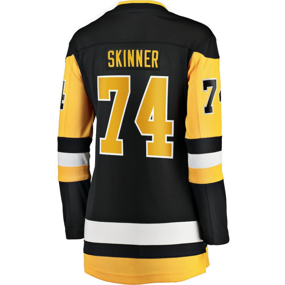 Stuart Skinner Pittsburgh Penguins Indiana Women's Home Breakaway Jersey - Black | NHL Clearance