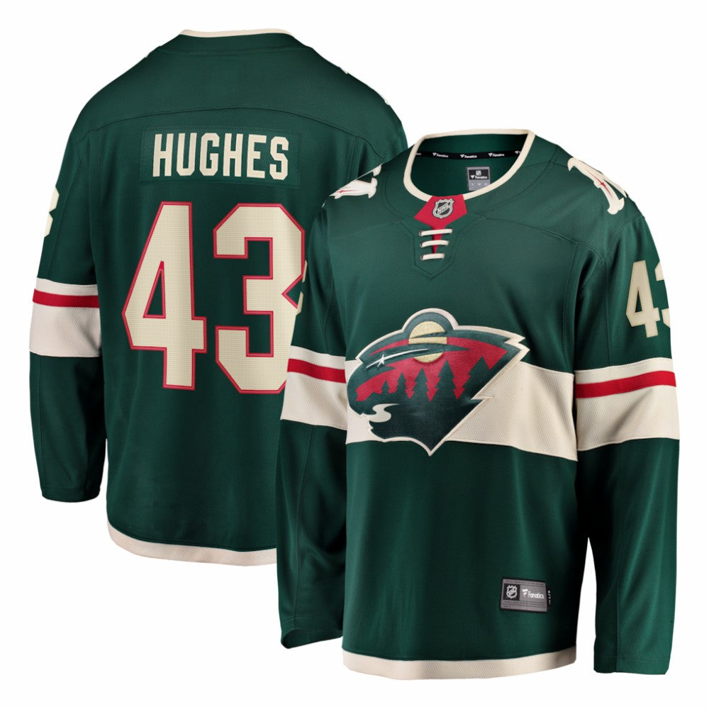 Quinn Hughes Minnesota Wild Fanatics Home Breakaway Jersey - Green | Fanatics discount