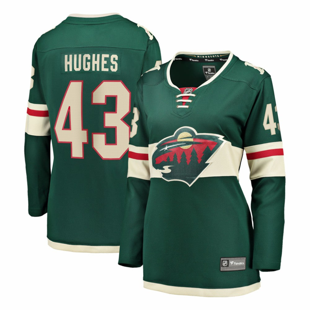 Quinn Hughes Minnesota Wild Fanatics Women's Home Breakaway Jersey - Green | Fanatics discount