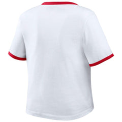Philadelphia Phillies WEAR by Erin Andrews Women's Ringer Baby T-Shirt Online