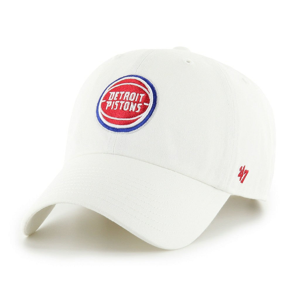 47 brand Detroit Pistons '47 Clean Up Adjustable Hat White