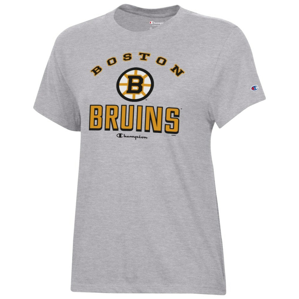 Boston Bruins Champion Women's Core T-Shirt - Gray | NHL Clearance