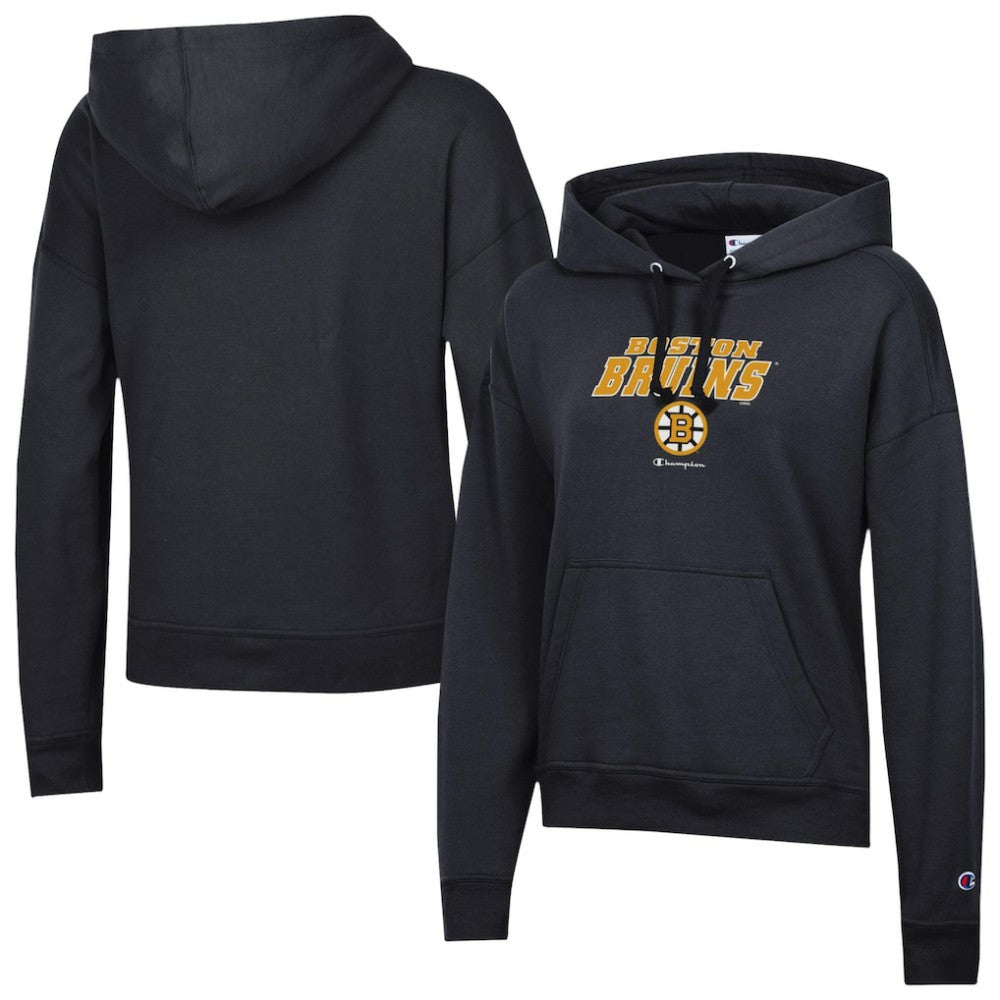 Boston Bruins Champion Women's Powerblend Fleece Hoodie - Black | NHL online