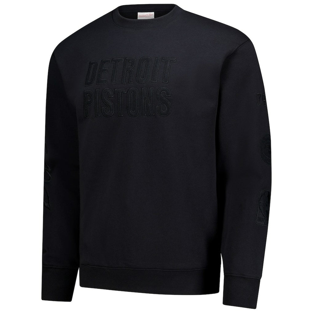 Mitchell & Ness Detroit Pistons Phantom Fleece Sweatshirt Black
