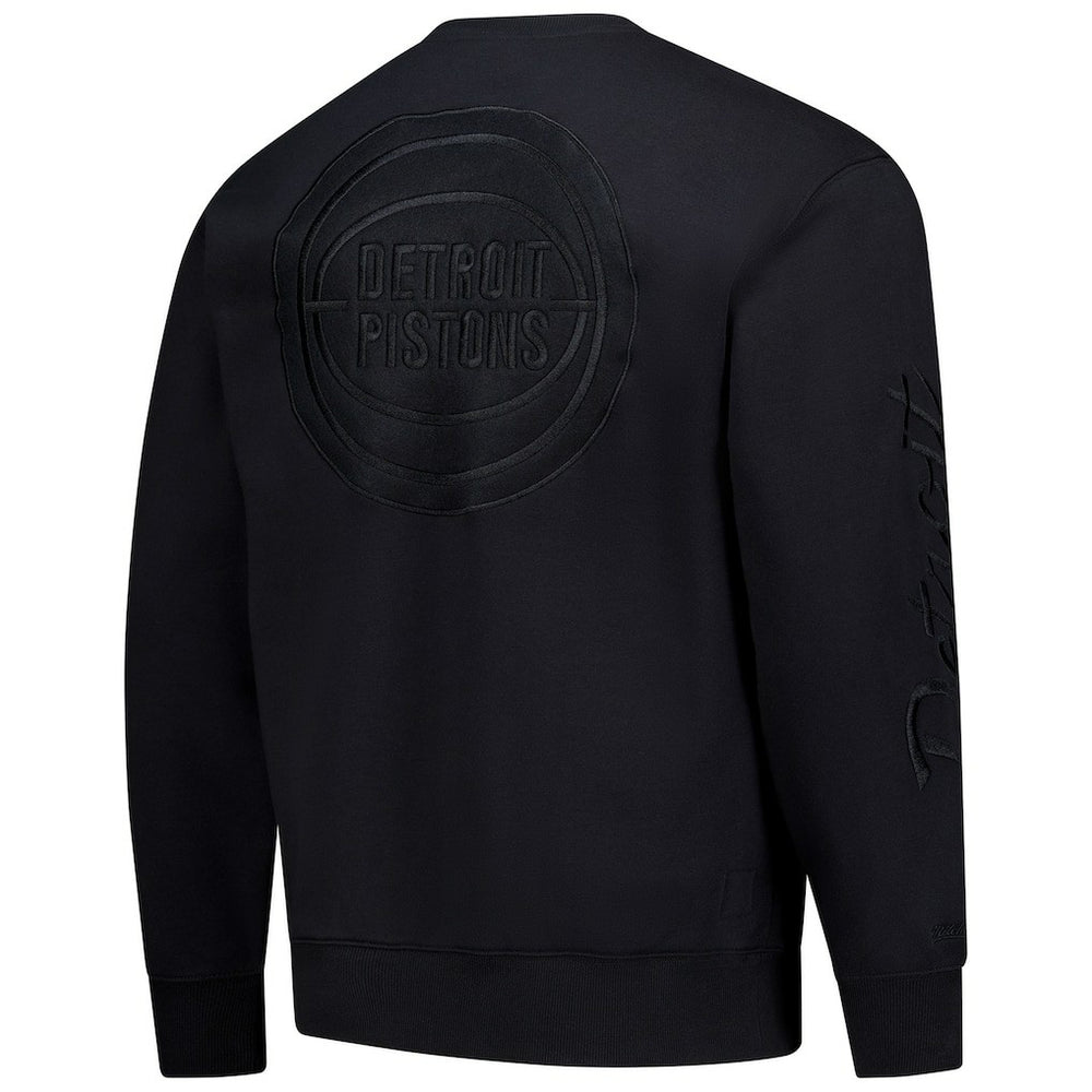 Mitchell & Ness Detroit Pistons Phantom Fleece Sweatshirt Black