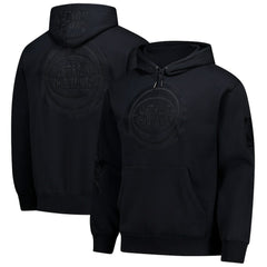 Mitchell & Ness Detroit Pistons Phantom Fleece Hoodie Black