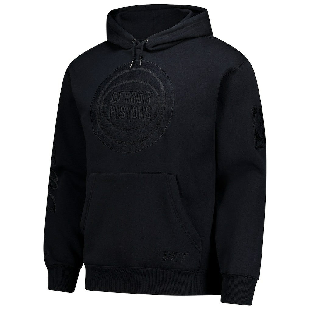 Mitchell & Ness Detroit Pistons Phantom Fleece Hoodie Black