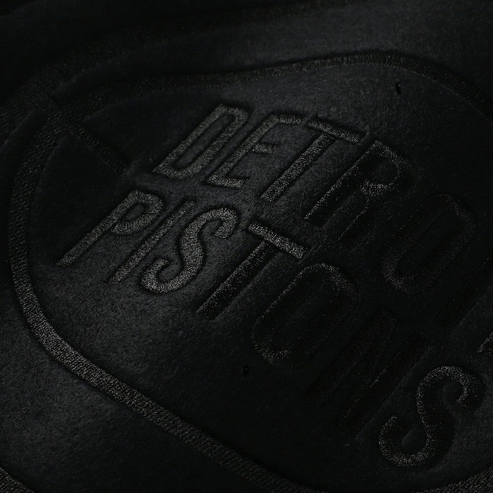 Mitchell & Ness Detroit Pistons Phantom Fleece Hoodie Black