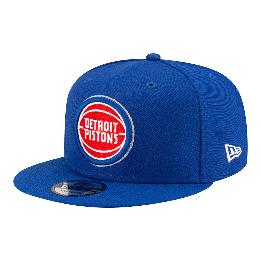 New Era Detroit Pistons One Tone Team 9FIFTY Adjustable Hat Blue
