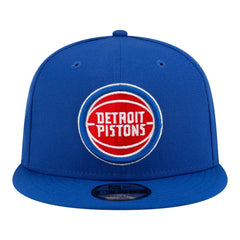 New Era Detroit Pistons One Tone Team 9FIFTY Adjustable Hat Blue
