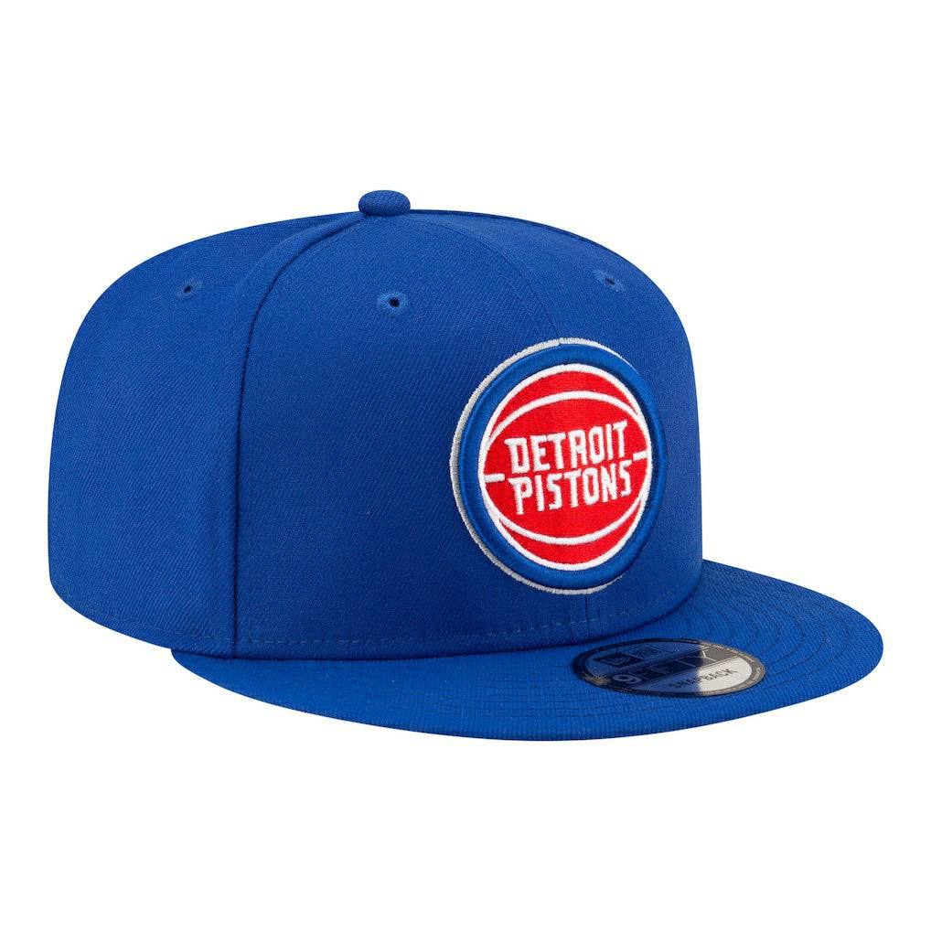 New Era Detroit Pistons One Tone Team 9FIFTY Adjustable Hat Blue