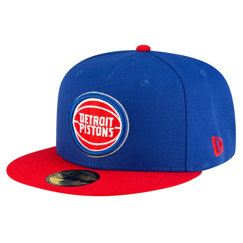 New Era Detroit Pistons Two-Tone 59FIFTY Fitted Hat Blue