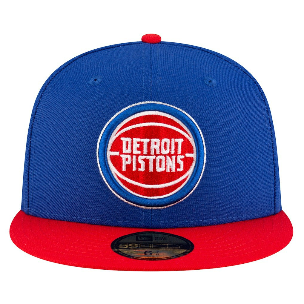 New Era Detroit Pistons Two-Tone 59FIFTY Fitted Hat Blue