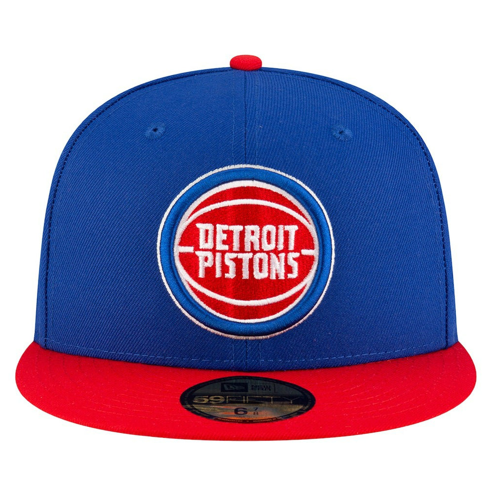 New Era Detroit Pistons Two-Tone 59FIFTY Fitted Hat Blue