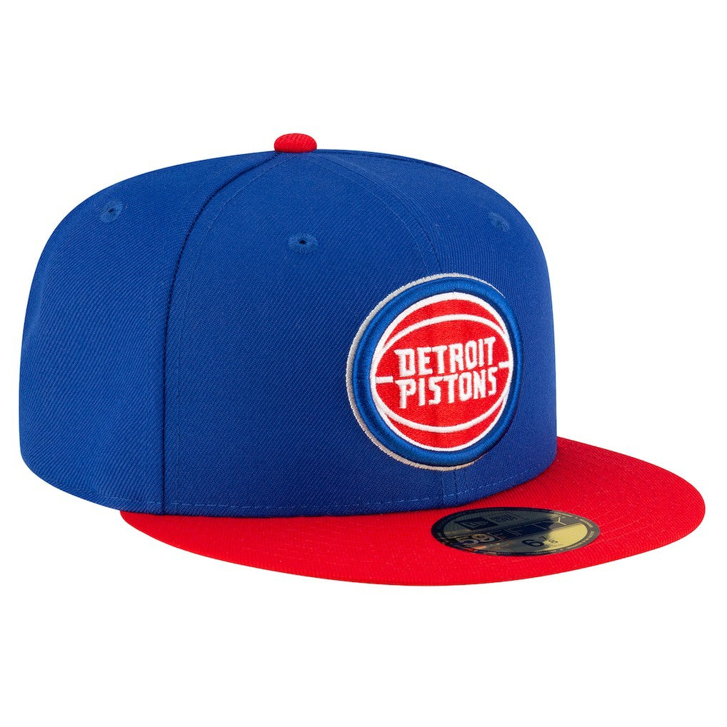 New Era Detroit Pistons Two-Tone 59FIFTY Fitted Hat Blue