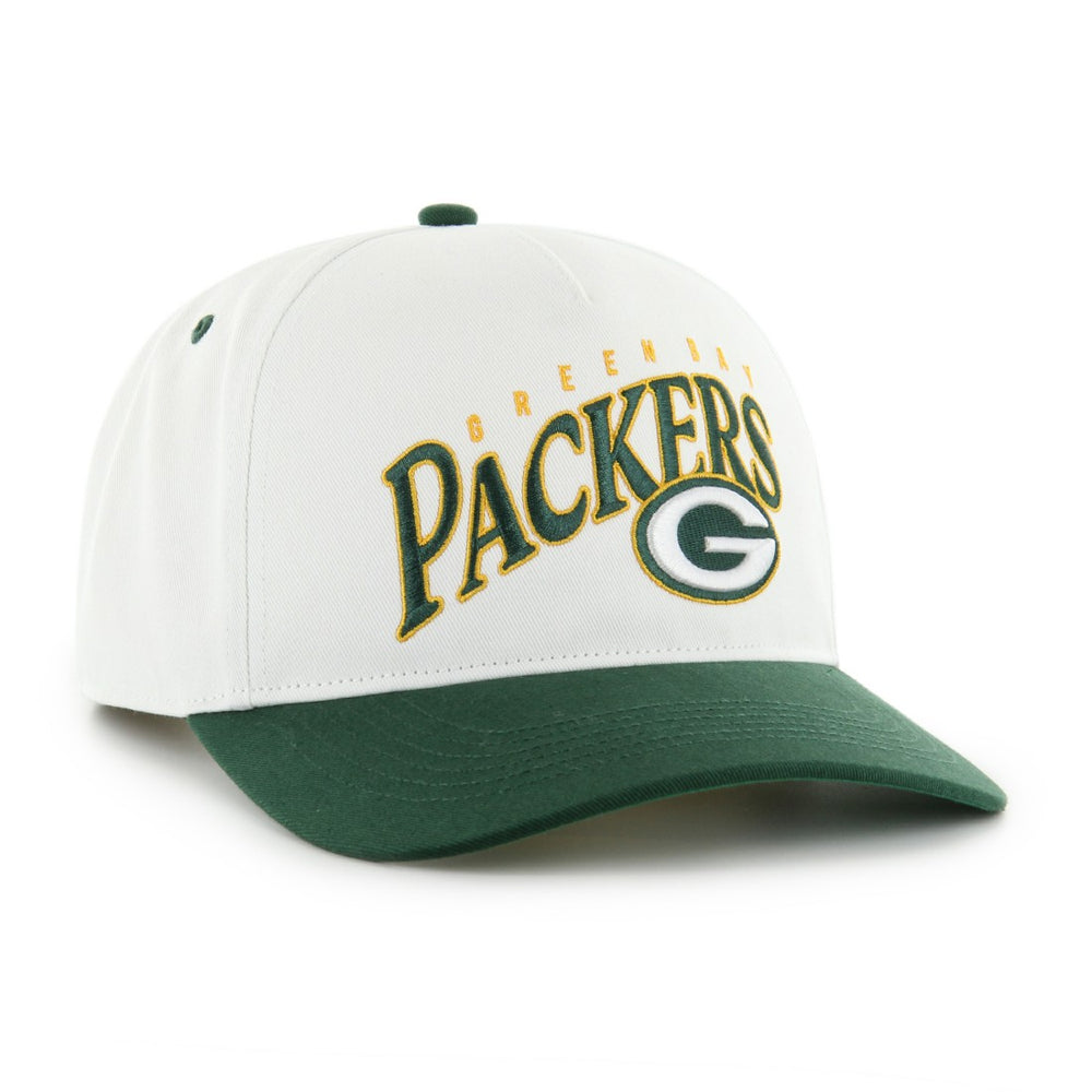 Green Bay Packers '47 Soar Relaxed Hitch Adjustable Hat - White - 47 brand