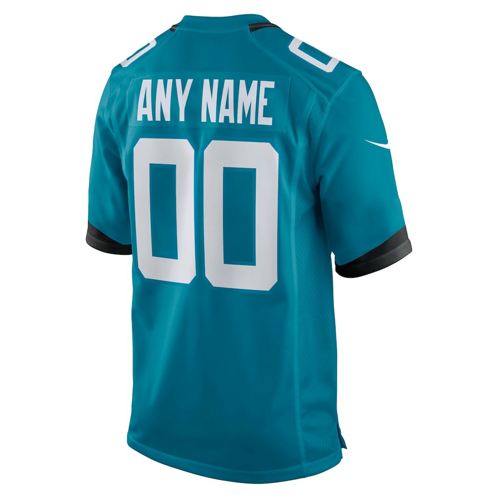 Jacksonville Jaguars Custom Game Jersey - Teal - Nike
