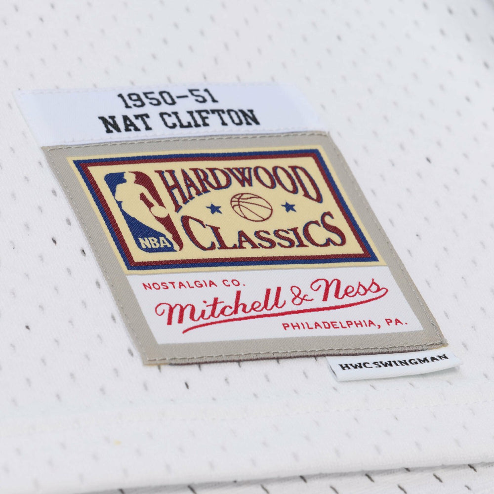Mitchell & Ness Nathaniel Clifton New York Knicks 1950-51 Pioneers Swingman Jersey White