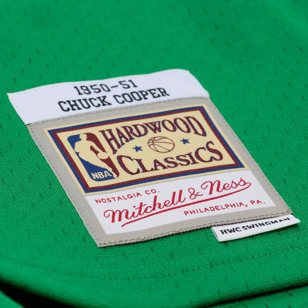 Mitchell & Ness Chuck Cooper Boston Celtics 1950-51 Pioneers Swingman Jersey Kelly Green