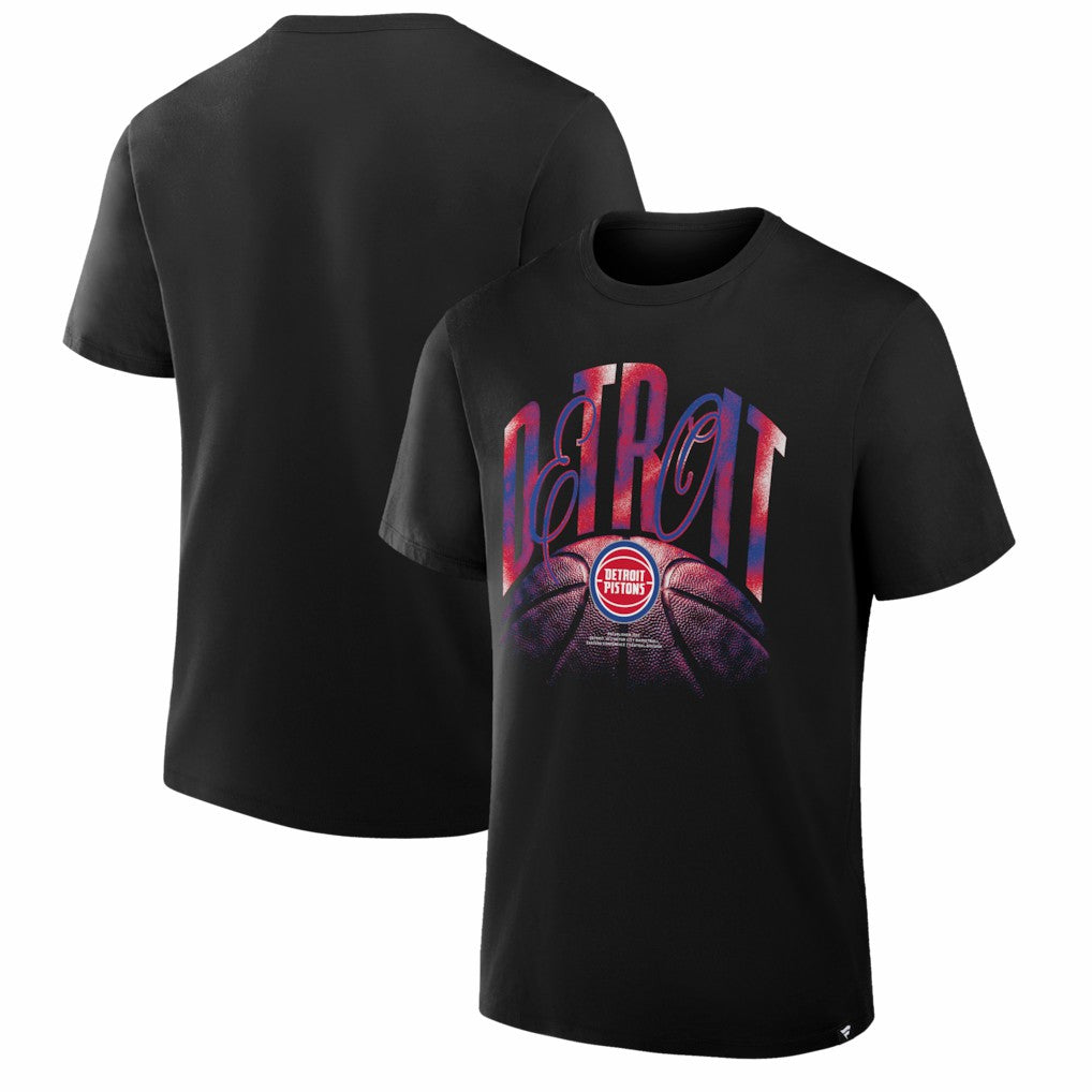Detroit Pistons Chrome Legacy T-Shirt Black
