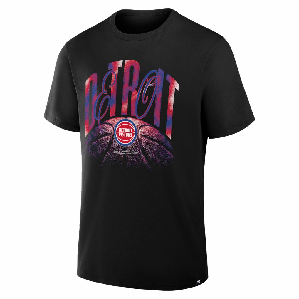 Detroit Pistons Chrome Legacy T-Shirt Black