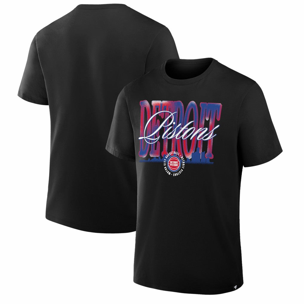 Detroit Pistons Chrome Legacy T-Shirt Black